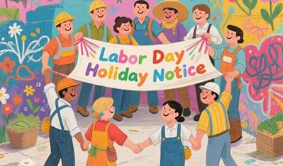 International Labor Day holiday Notice